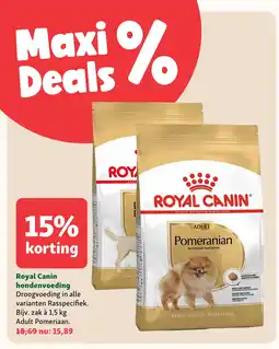 Maxi Zoo Royal Canin Hondenvoeding aanbieding