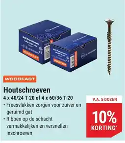 Pontmeyer Woodfast Houtschroeven aanbieding