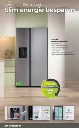 EP Beerepoot Samsung Amerikaanse Koelkast (R570F66KBEF) aanbieding