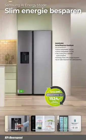 Samsung Amerikaanse Koelkast (R570F66KBEF)