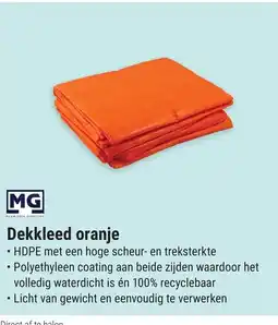 Pontmeyer MG dekkleed oranje aanbieding