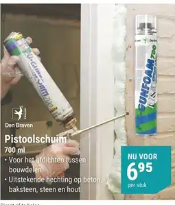 Pontmeyer Den Braven Pistoolschuim 700 aanbieding