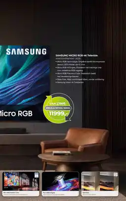 EP Beerepoot Samsung Micro RGB 4K Televisie aanbieding