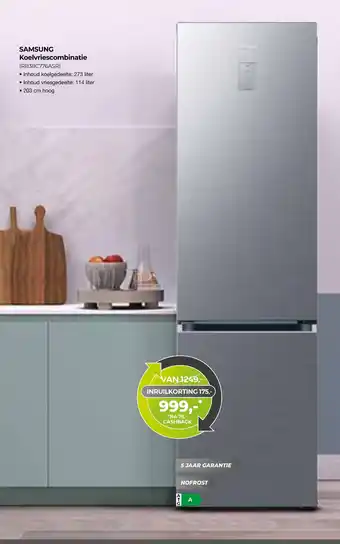 Samsung Koelvriescombinatie (RB39C776ASR)