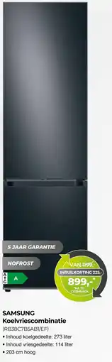 EP Beerepoot SAMSUNG Koelvriescombinatie (RB38C7B5AB1/EF) aanbieding