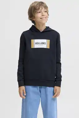 Wehkamp JACK & JONES JUNIOR hoodie donkerblauw aanbieding