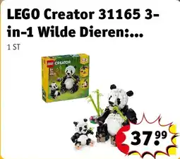 Kruidvat LEGO Creator 31165 3-in-1 Wilde Dieren: Pandafamilie aanbieding