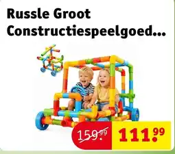 Kruidvat Russle Groot Constructiespeelgoed Buizen 156 stuks aanbieding