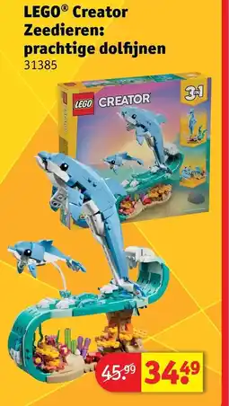 Kruidvat LEGO Creator Zeedieren: prachtige dolfijnen aanbieding