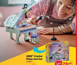 Kruidvat LEGO Creator Piano met kat aanbieding