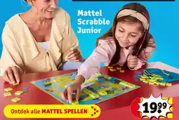 Kruidvat Mattel Scrabble Junior aanbieding