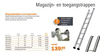 BPG Bouwpartner Groep Magazijn- en toegangstrappen aanbieding