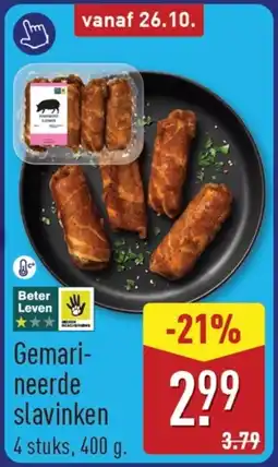 ALDI Gemarinerde slavinken aanbieding