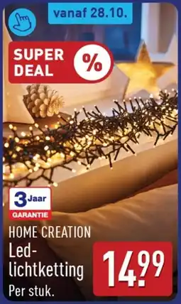 ALDI Home Creation Led-lichtketting aanbieding