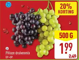 ALDI Pitloze druivenmix aanbieding