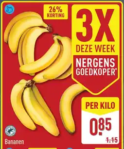 ALDI Bananen aanbieding