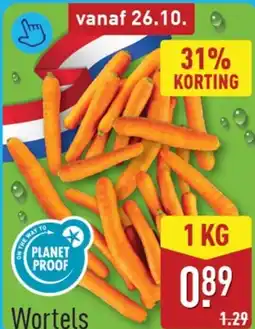 ALDI Wortels aanbieding