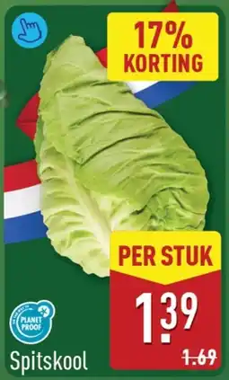 ALDI Spitskool aanbieding