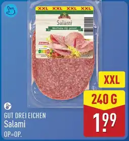 ALDI Gut Drei Eichen Salami aanbieding