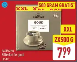 ALDI Barissimo Filterkoffie goud aanbieding
