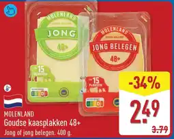 ALDI Molenland Goudse kaasplakken 48+ aanbieding