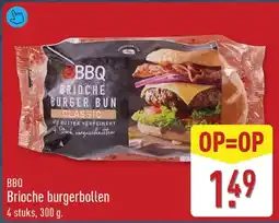 ALDI BBQ Brioche burgerbollen aanbieding