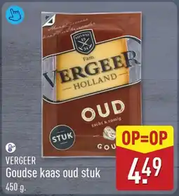ALDI Vergeer Goudse kaas oud stuk aanbieding