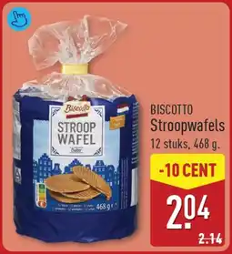 ALDI Biscotto Stroopwafels aanbieding