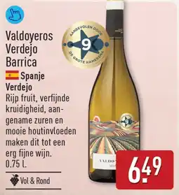 ALDI Valdoyeros Verdejo Barrica aanbieding