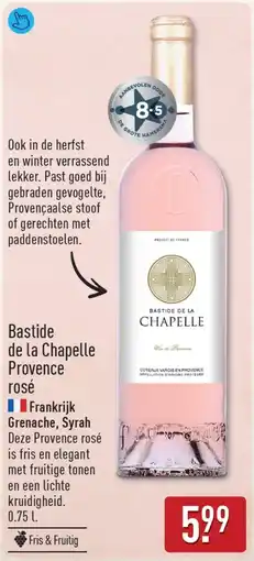 ALDI Bastide de la Chapelle Provence rosé aanbieding