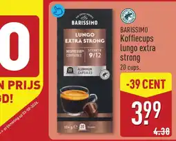 ALDI Barissimo Koffiecups lungo extra strong aanbieding