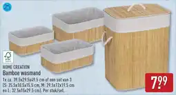 ALDI Home Creation Bamboe wasmand aanbieding