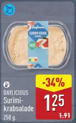 ALDI Daylicious Surimi-krabsalade aanbieding