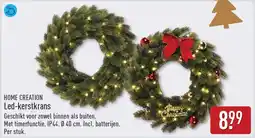 ALDI Home Creation Led-kerstkrans aanbieding