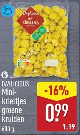 ALDI Daylicious Mini-krieltjes groene kruiden aanbieding