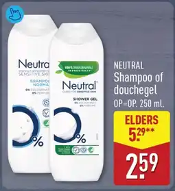 ALDI Neutral Shampoo of douchegel aanbieding