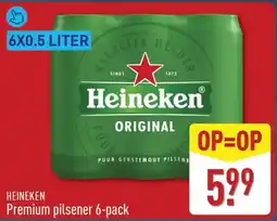 ALDI Heineken Premium pilsener 6-pack aanbieding