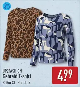 ALDI UP2FASHION Gebreid T-shirt aanbieding