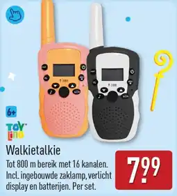 ALDI Toy Lino Walkietalkie aanbieding