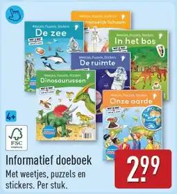 ALDI Informatief doeboek aanbieding