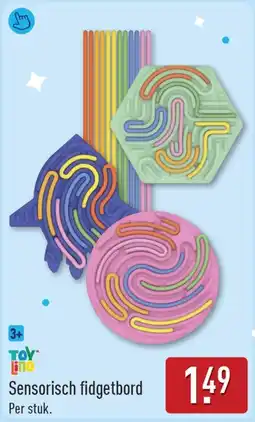 ALDI Toy Lino Sensorisch fidgetbord aanbieding