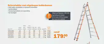 BPG Bouwpartner Groep Reformladder met uitgebogen ladderbomen aanbieding