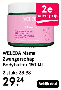 Etos WELEDA Mama Zwangerschap Bodybutter 150 ML aanbieding