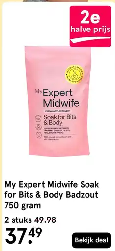 Etos My Expert Midwife Soak for Bits & Body Badzout 750 gram aanbieding