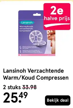 Etos Lansinoh Verzachtende Warm/Koud Compressen aanbieding