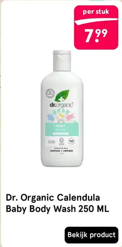 Etos Dr. Organic Calendula Baby Body Wash 250 ML aanbieding