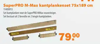 BPG Bouwpartner Groep SuperPRO M-Max kantplankenset 75x189 cm aanbieding