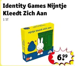 Kruidvat Identity Games Nijntje Kleedt Zich Aan aanbieding