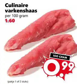 Coop Culinaire varkenshaas aanbieding