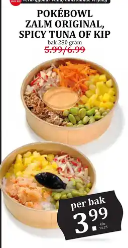 Coop POKÉBOWL ZALM ORIGINAL, SPICY TUNA OF KIP aanbieding